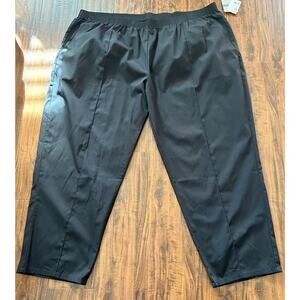 Fundamentals by White Swan Brands Black Scrub Pants Elastic Waist Size 5X NWT
